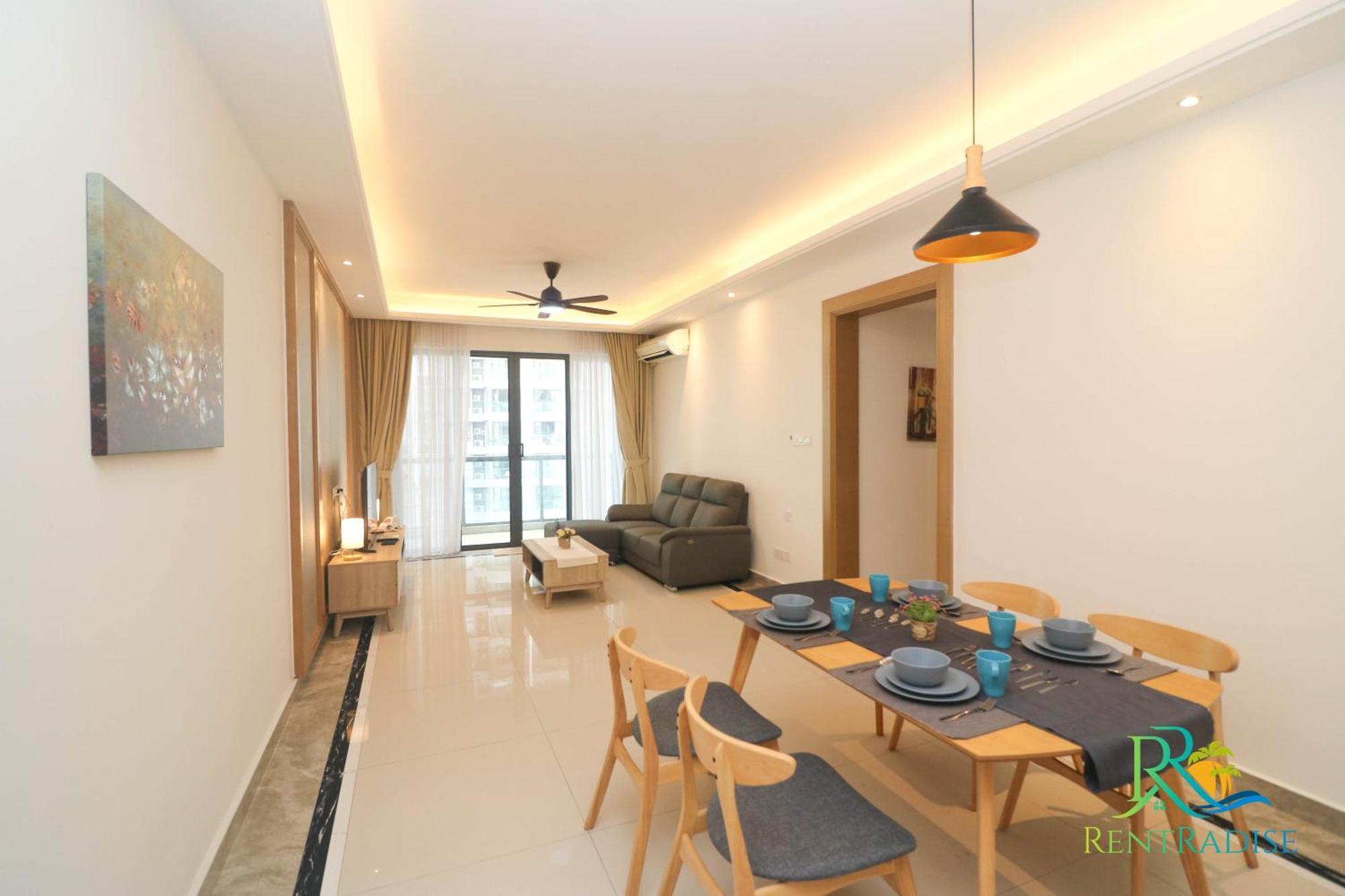 جوهر بهرو R&F Princess Cove Ciq Premium Sea & City View Suites By Neo الغرفة الصورة